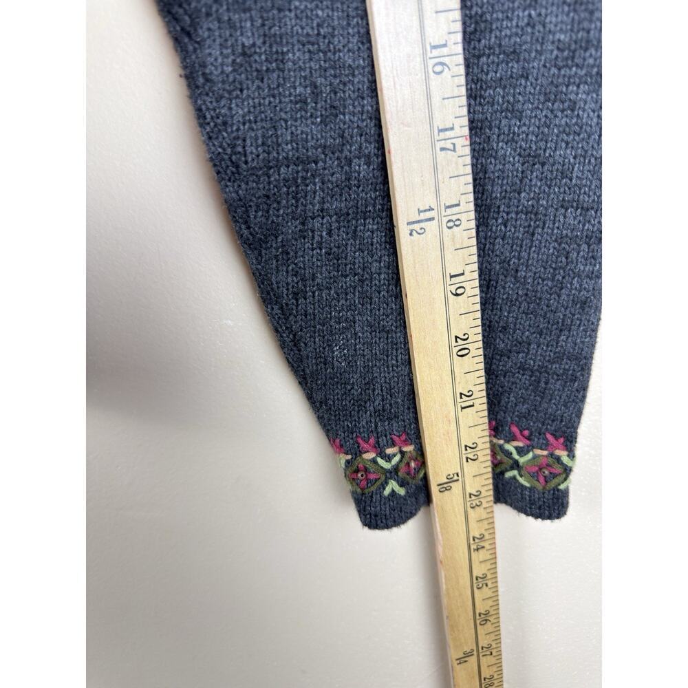 Vintage Timberlea Women’s Quarter Zip Sweater Cardinal Embroidery Knit Size L - Picture 13 of 13